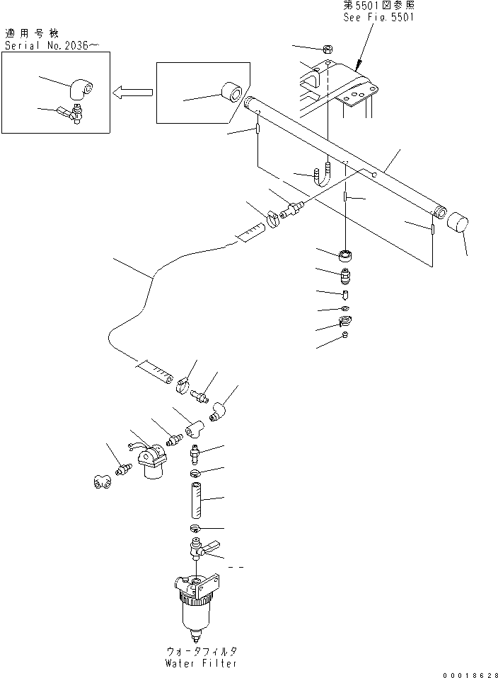 Сливной клапан 258-85-54660 KOMATSU
