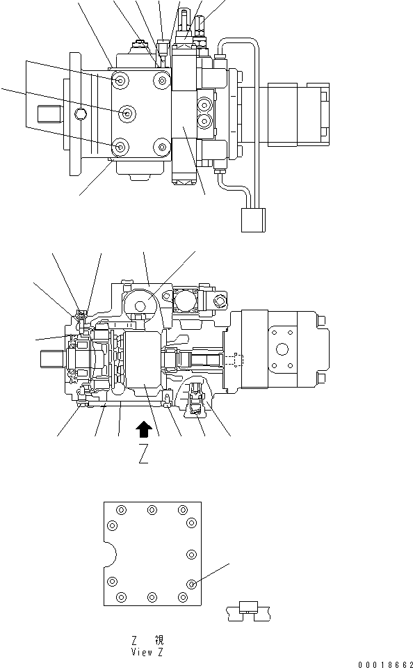 ROTARY ASS'Y UC4704375889 KOMATSU