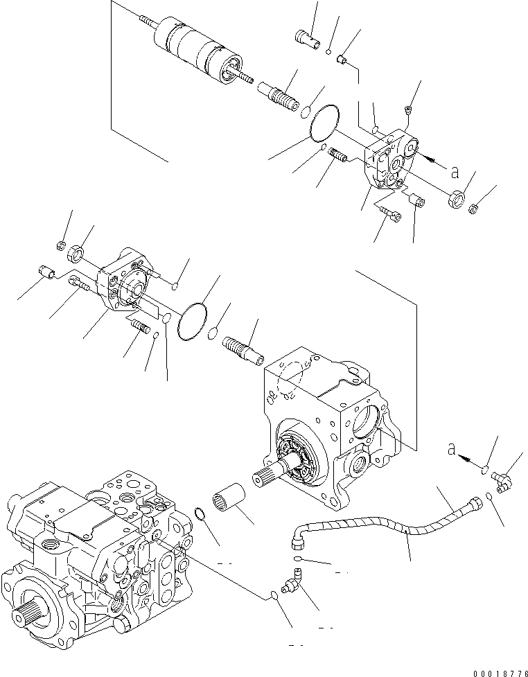 Шланг 720-2M-16211 KOMATSU
