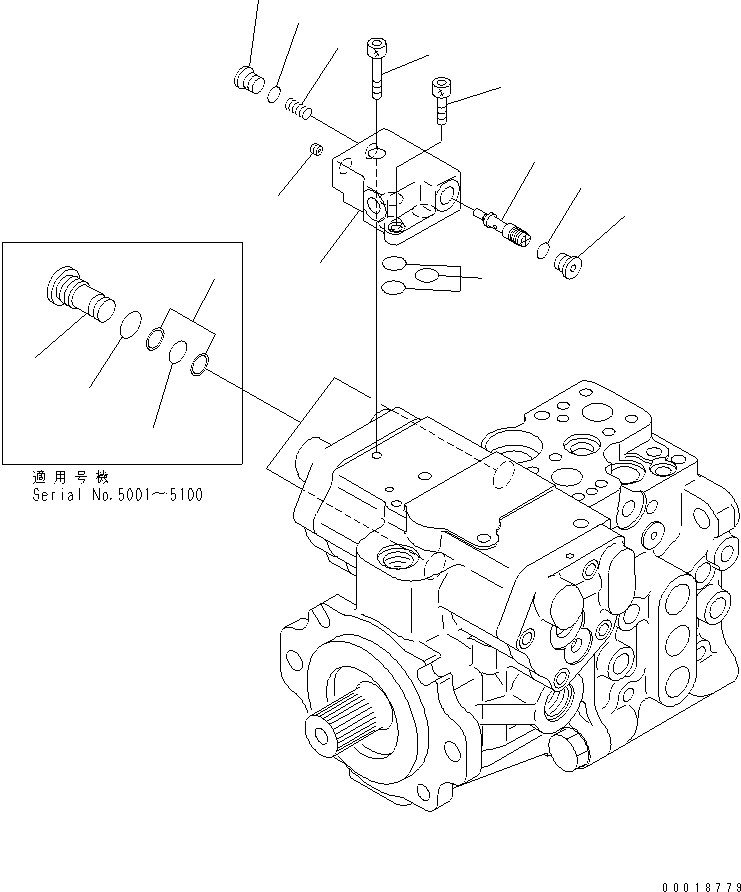 Пробка 720-2M-16110 KOMATSU
