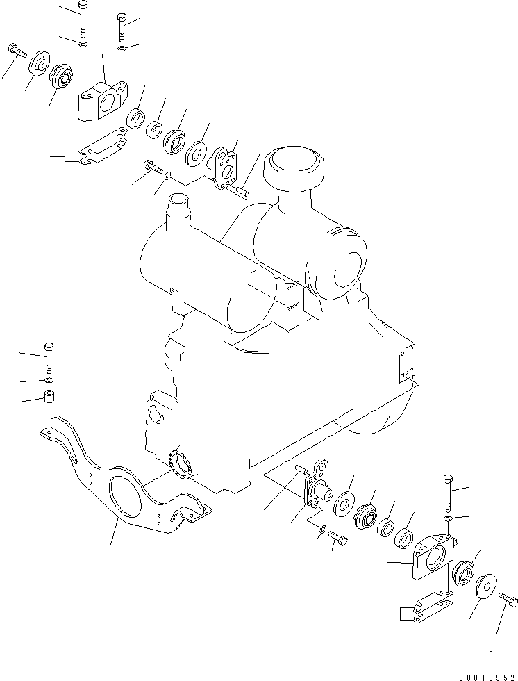 Проставка 154-01-21340 KOMATSU