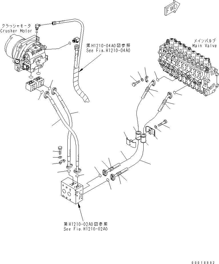 Шланг 07083-01010 KOMATSU