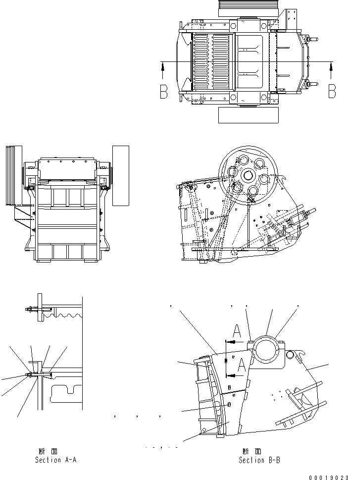 CRUSHER ASS'Y 8295-70-1702 KOMATSU