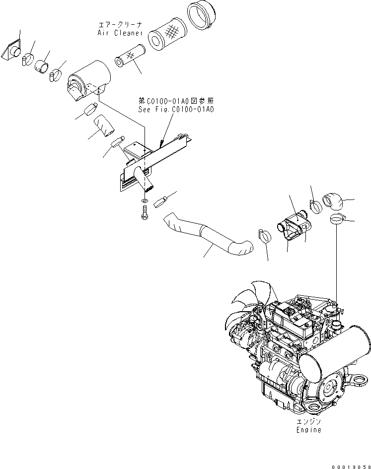 Внутренний элемент YM129051-12530 KOMATSU