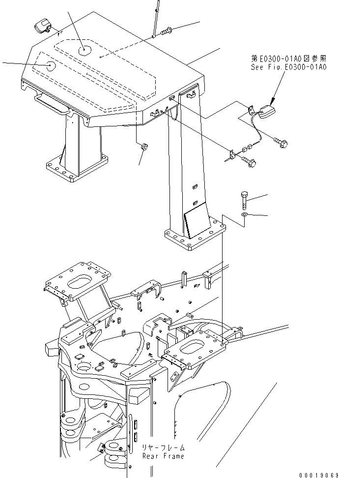 ROPS CANOPY 427-921-2114 KOMATSU