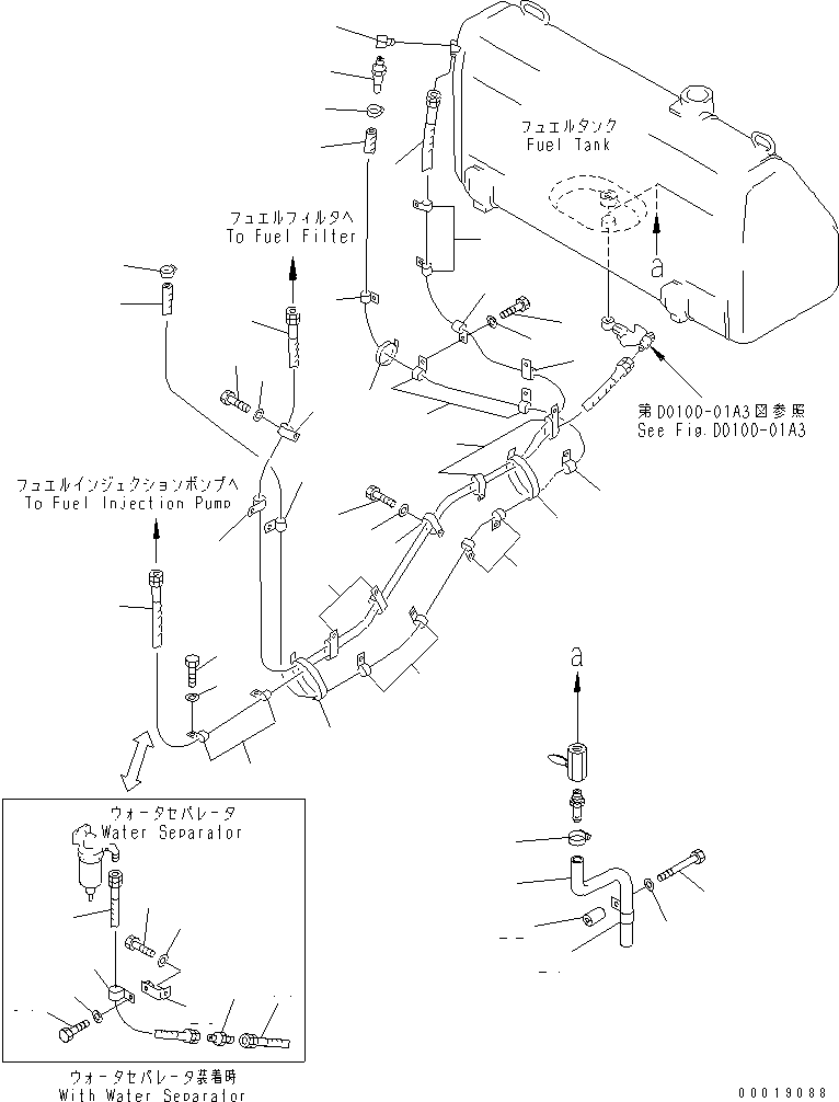 Зажим 08035-02510 KOMATSU