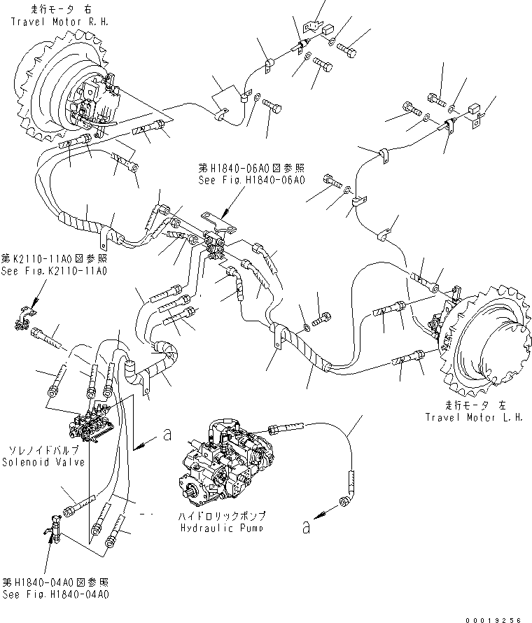 Шланг с торцевым уплотнением 02764-002A9 KOMATSU
