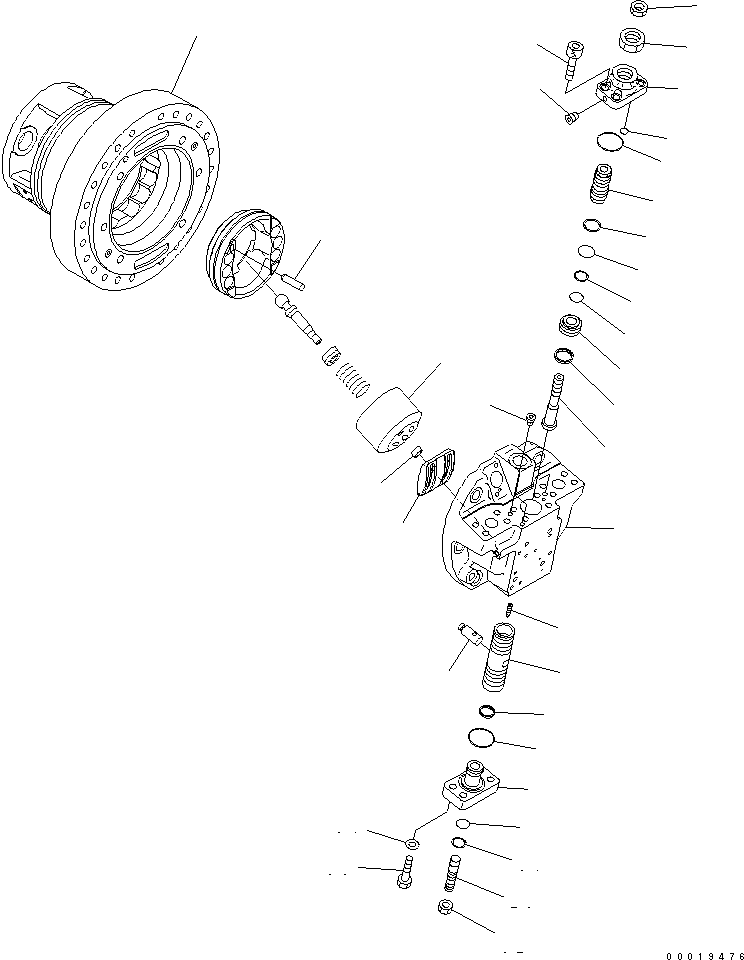 Мотор в сборе 706-86-01581 KOMATSU