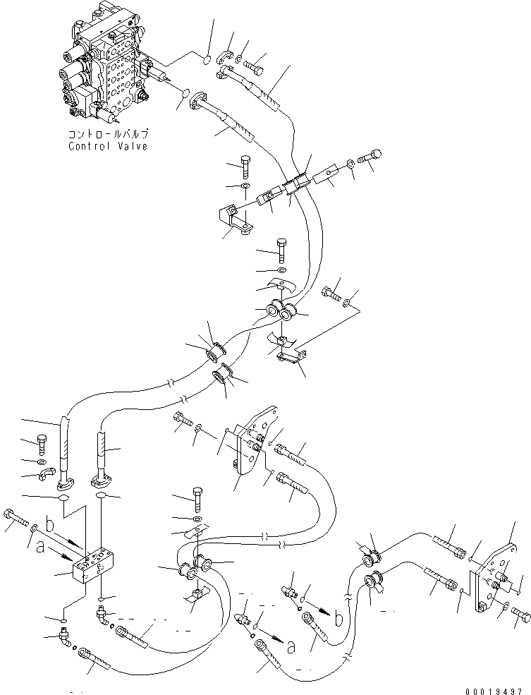 Шланг 02765-B04A7 KOMATSU
