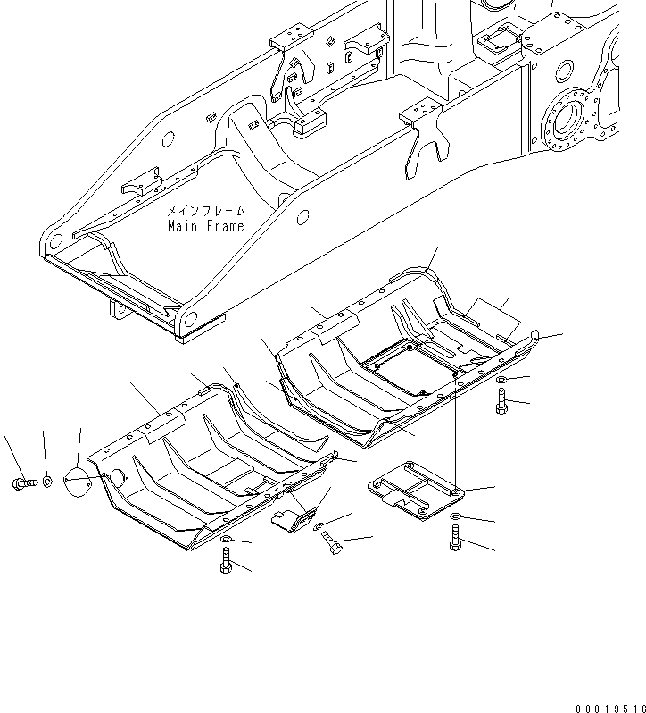 Крышка 17A-54-11880 KOMATSU