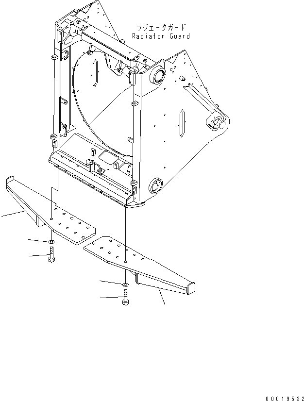 STRIKER,L.H. 17A-54-27220 KOMATSU