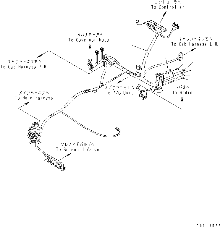 Жгут проводов 21W-06-48221 KOMATSU