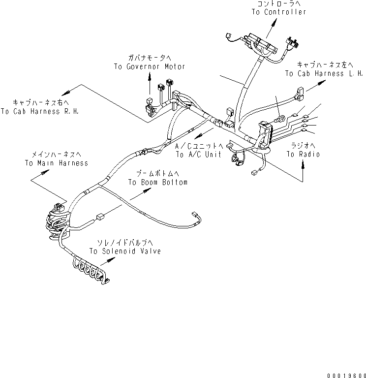 Жгут проводов 21W-06-48280 KOMATSU