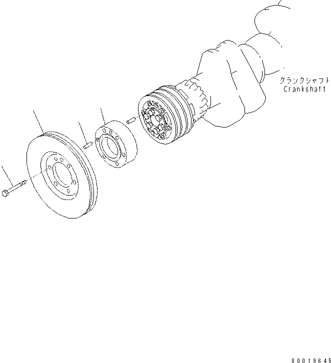 Переходник 6156-31-1610 KOMATSU