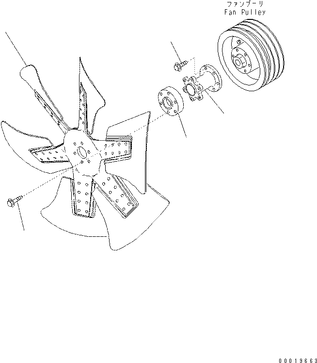 FAN,COOLING 600-635-7800 KOMATSU