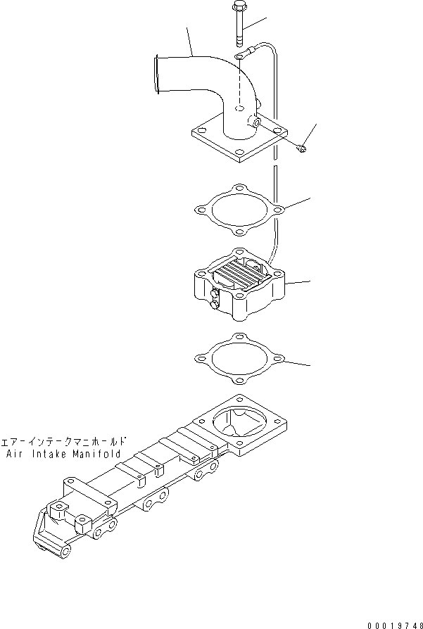 CONNECTOR,AIR 6208-11-4310 KOMATSU