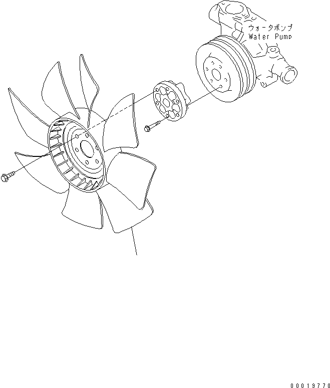 FAN,COOLING 600-625-8550 KOMATSU