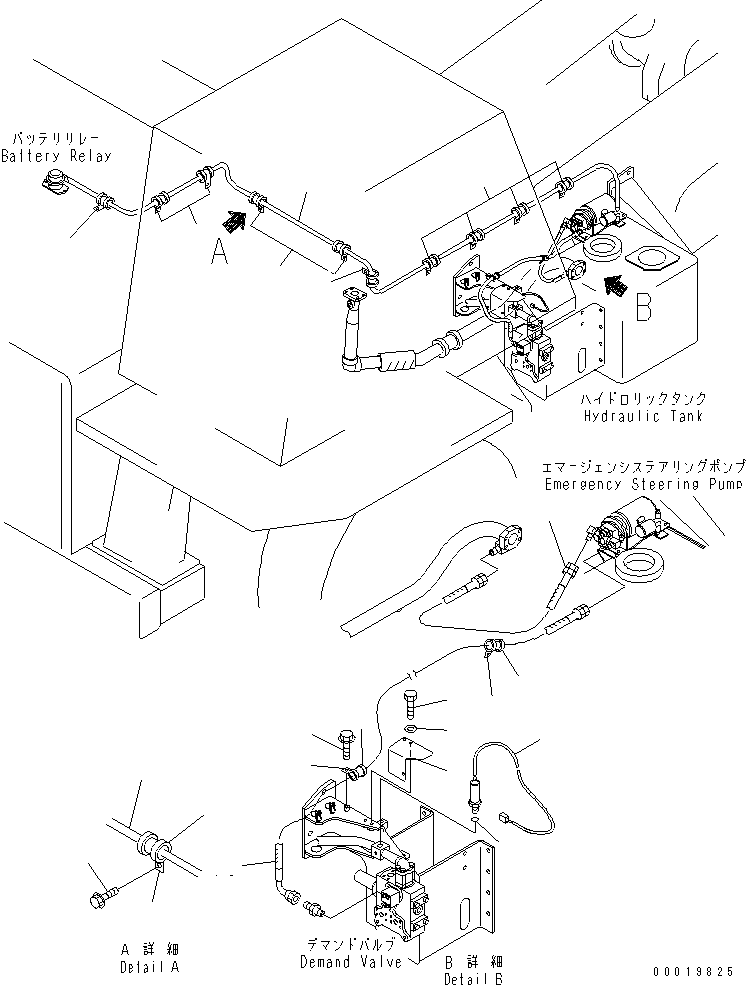 Провод аккумулятора 08028-64400 KOMATSU