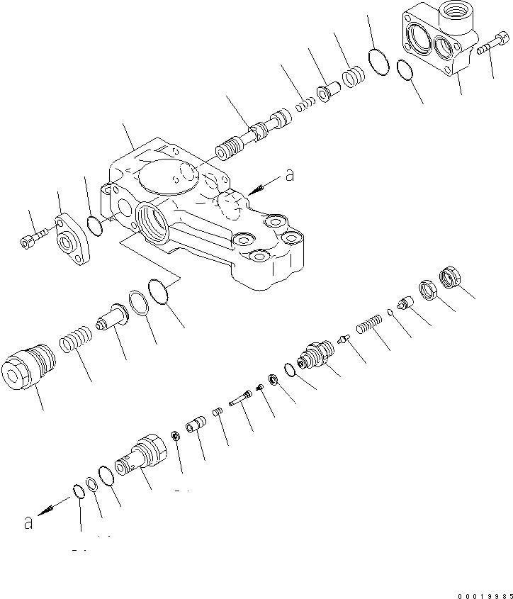 Клапан пилотный 702-21-08720 KOMATSU