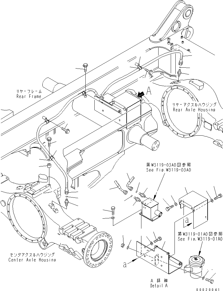 Шланг с торцевым уплотнением 02763-003A9 KOMATSU