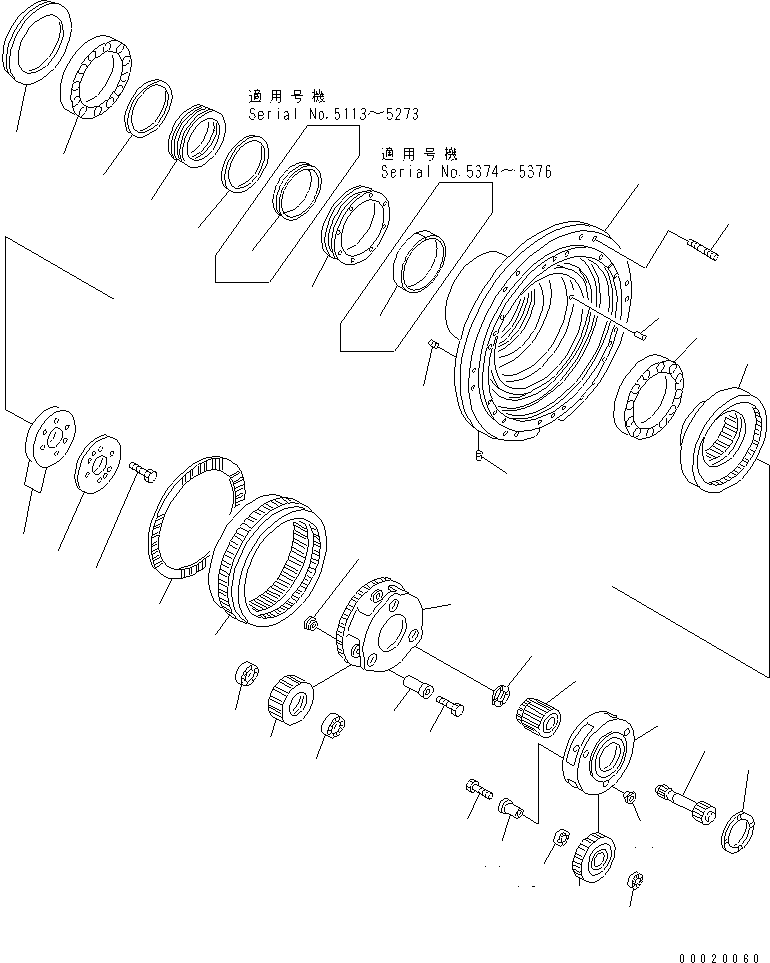 Уплотнительное кольцо 07018-22007 KOMATSU