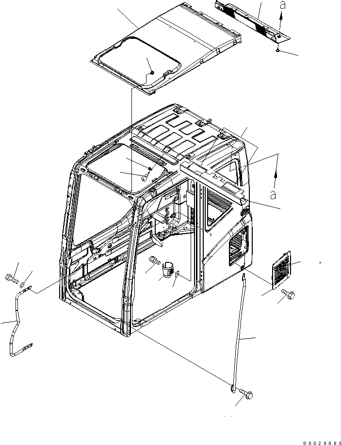 Уплотнение 208-53-15470 KOMATSU