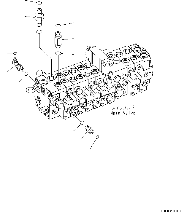 Угольник 20U-62-41880 KOMATSU
