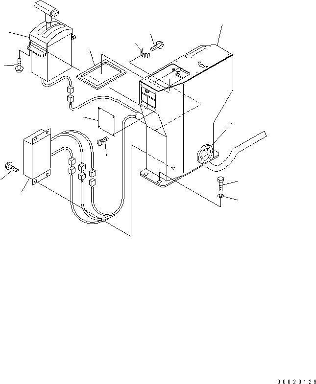 BOX,CONSOLE 567-43-74114 KOMATSU