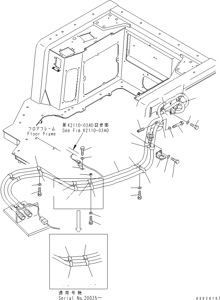 Жгут проводов 17M-06-41291 KOMATSU