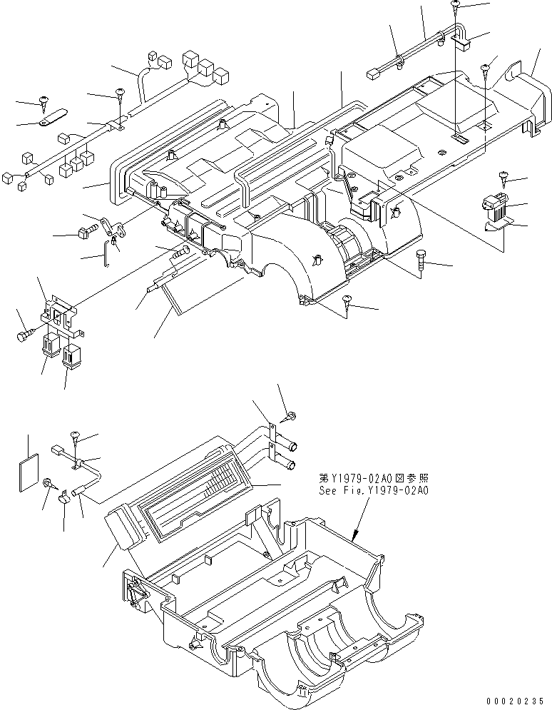 Кронштейн DK534102-6000 KOMATSU