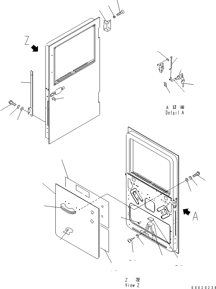 PAD,DOOR L.H. 567-89-72221 KOMATSU