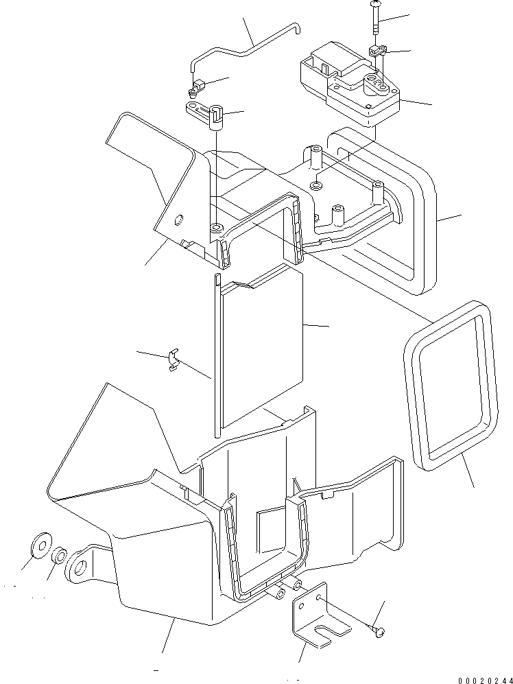 MOTOR ACTUATOR DK503752-0510 KOMATSU