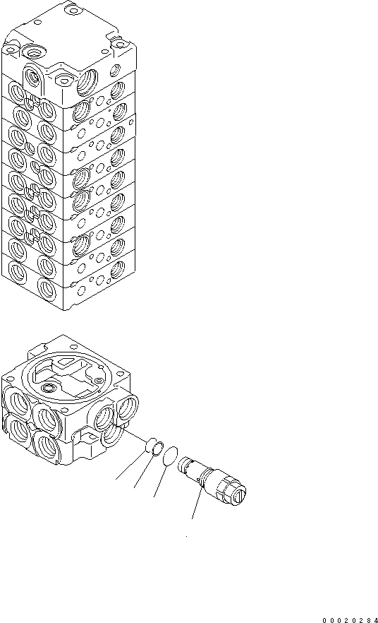 VALVE, ASSEMBLY 723-10-19700 KOMATSU