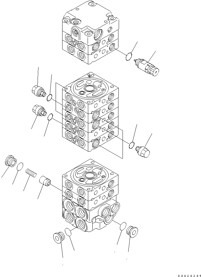VALVE, ASSEMBLY 723-10-31300 KOMATSU