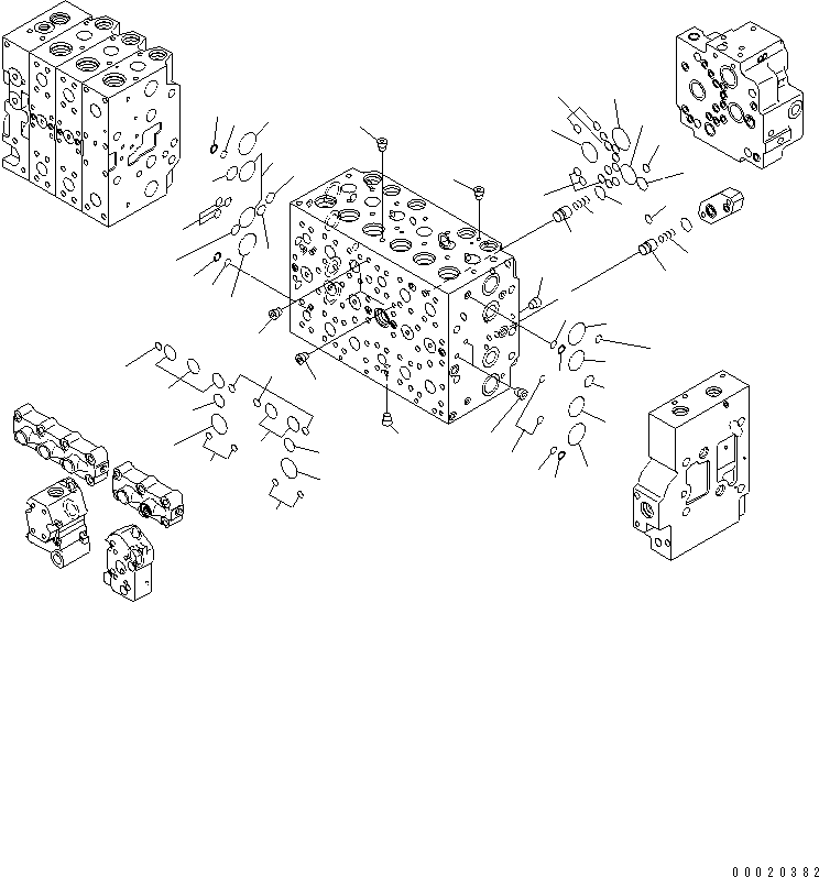 Клапан управления в сборе 723-49-26501 KOMATSU
