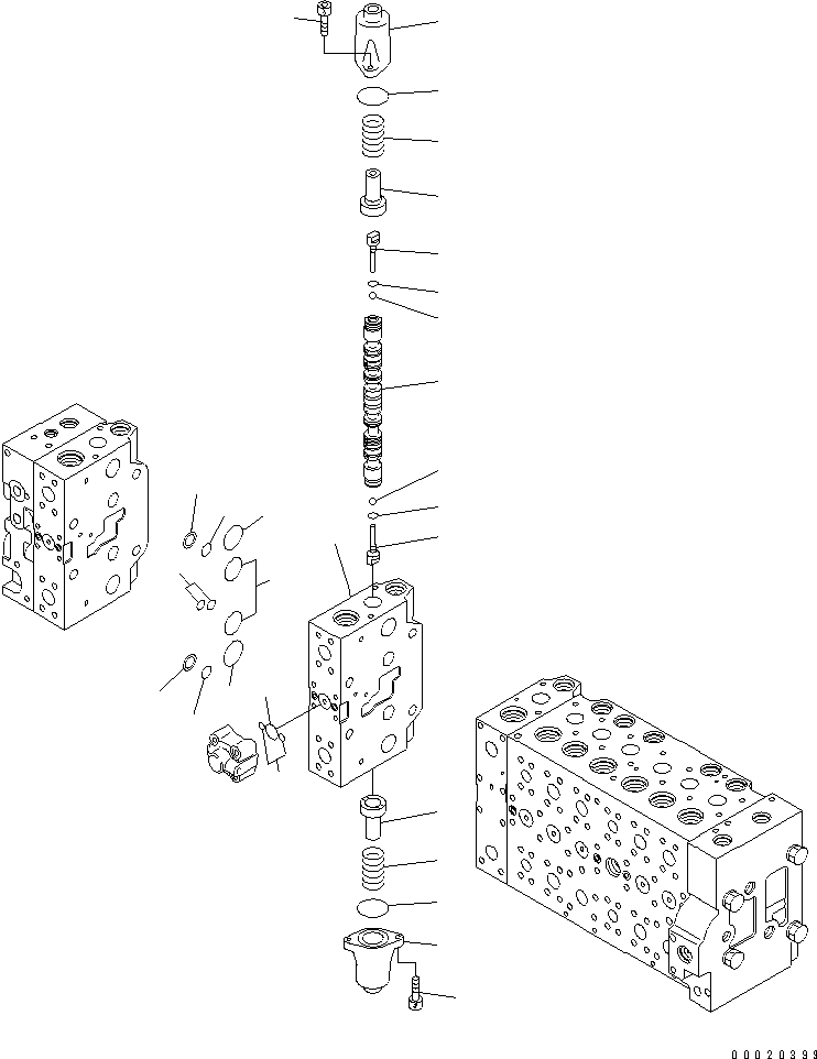 Управляющий клапан 723-49-26103 KOMATSU