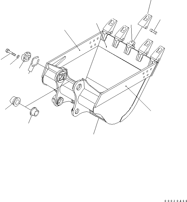 Ковш 208-70-74150 KOMATSU