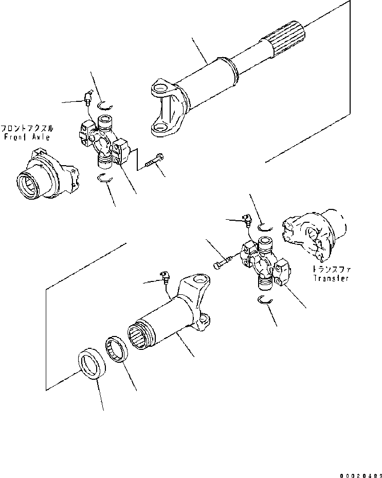 Yoke and Shaft 418-20-32850 KOMATSU
