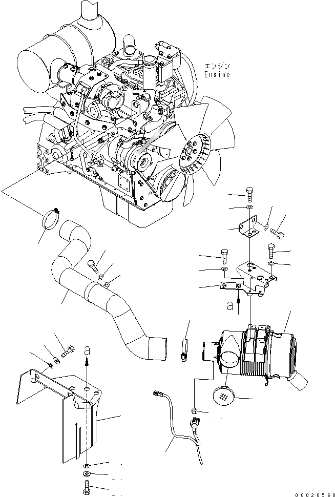 Шланг 203-01-71121 KOMATSU