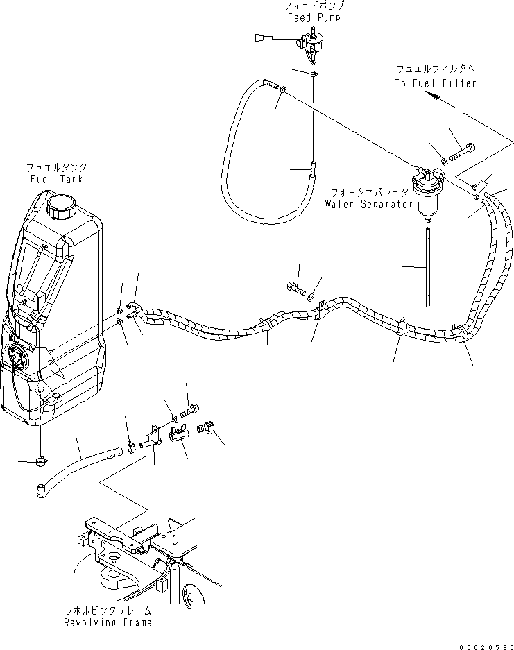 Кронштейн 22L-04-21141 KOMATSU