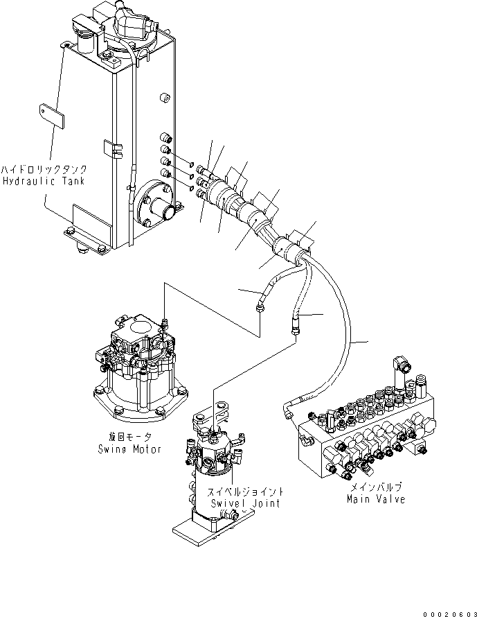Шланг 22L-62-24453 KOMATSU