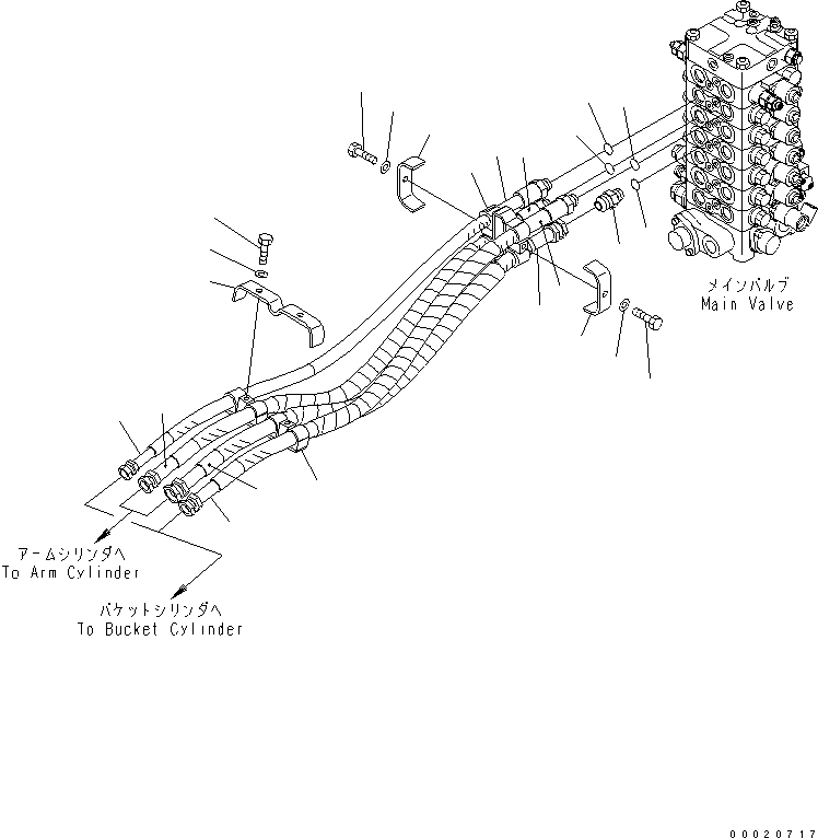 Пластина 203-62-58280 KOMATSU