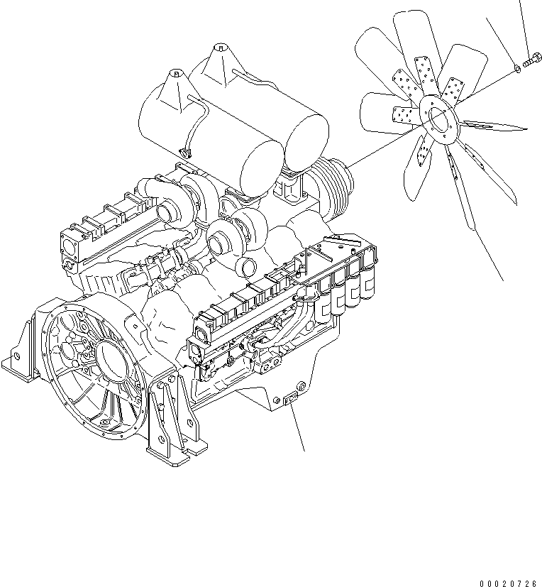 Болт 02011-20814 KOMATSU
