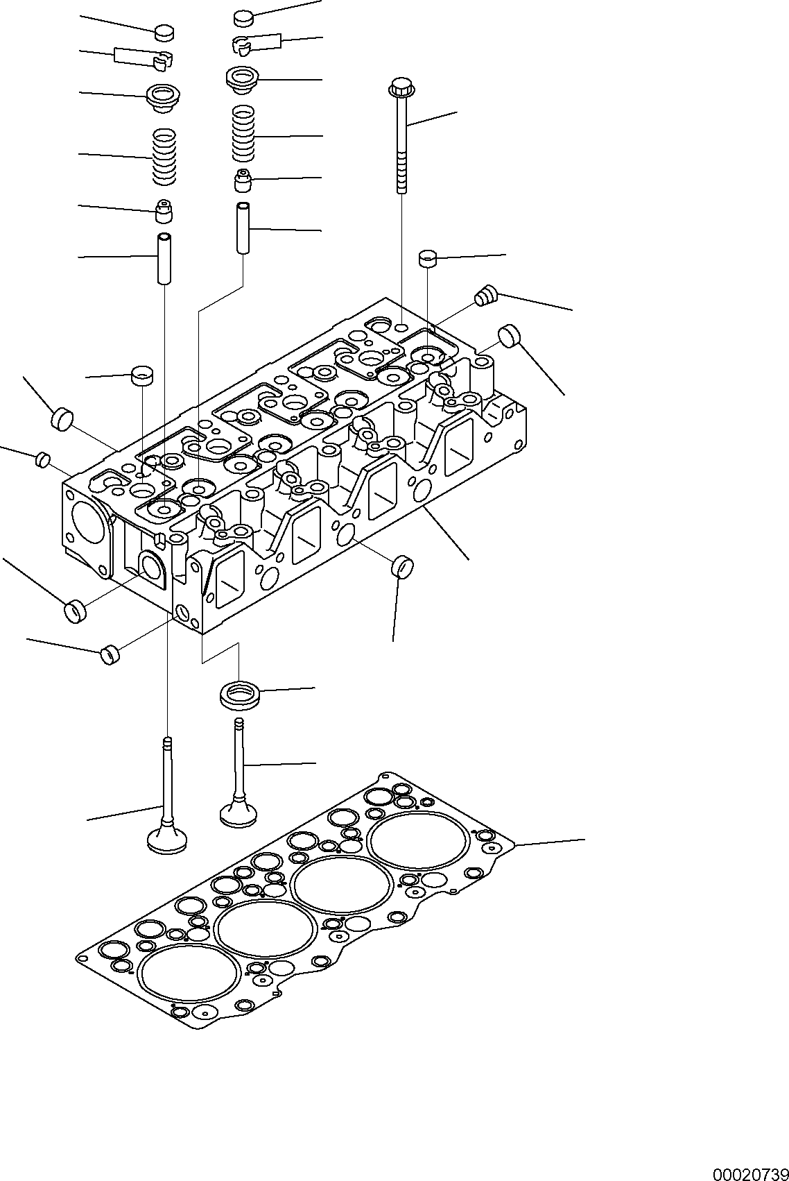 SEAT, 0.50MM,EXHAUST VALVE (OS) 6204-18-1440 KOMATSU