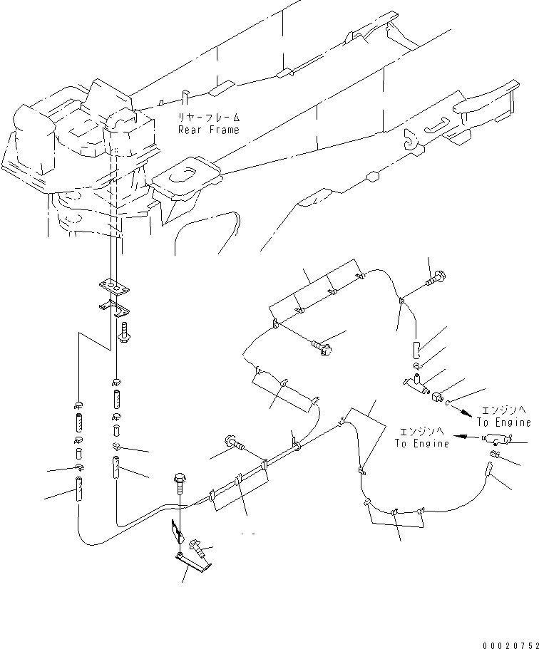 Шланг 09483-10555 KOMATSU
