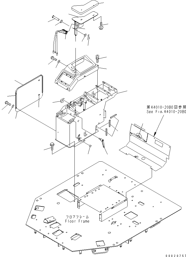 PAD ASS'Y 427-54-A2620 KOMATSU