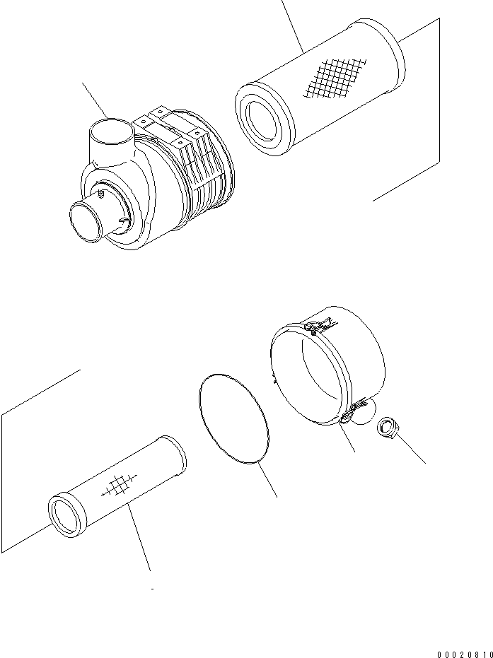 AIR CLEANER 6205-81-7700 KOMATSU