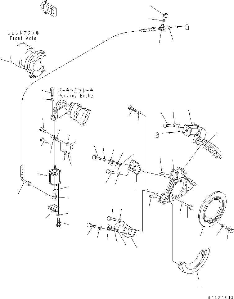 AXLE ASS'Y,FRONT (427-22-20002) KOMATSU