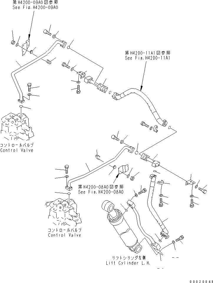 Трубка 427-62-13233 KOMATSU