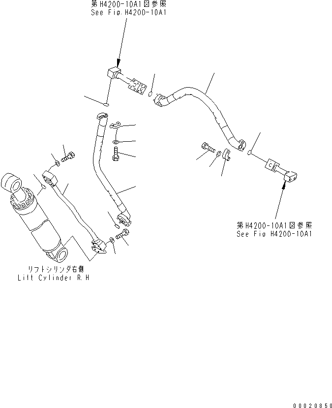 Шланг 427-62-13341 KOMATSU